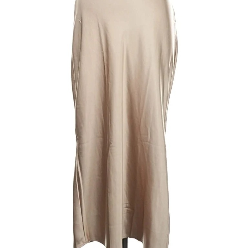 Old Navy Cream Maxi Silk Skirt